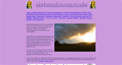 Desktop Screenshot of christusbewusstsein.de